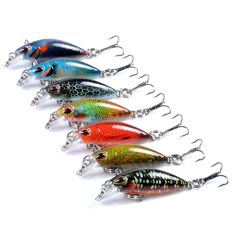 7x Popper Poppers 4.1cmFishing Lure Lures Surface Tackle Fresh Saltwater - Outbackers