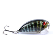 6x Popper Poppers 5.1cm Fishing Lure Lures Surface Tackle Fresh Saltwater - Outbackers