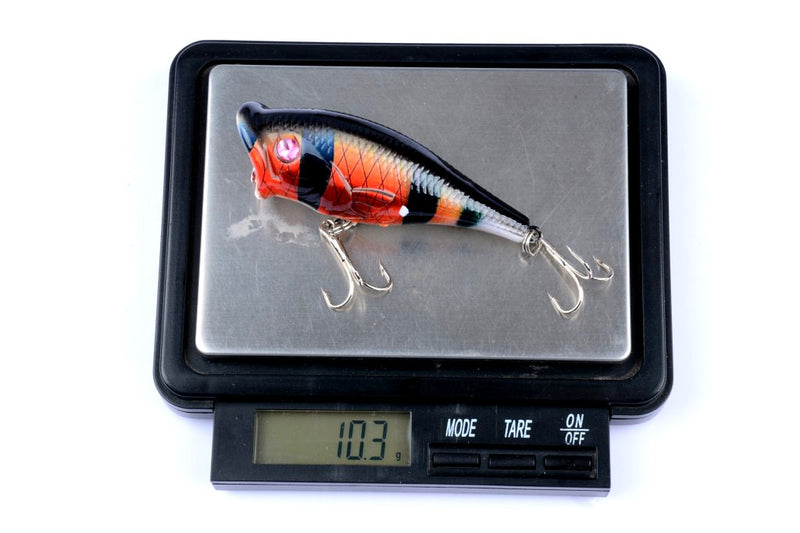 4X 6.5cm Popper Poppers Fishing Lure Lures Surface Tackle Fresh Saltwater - Outbackers