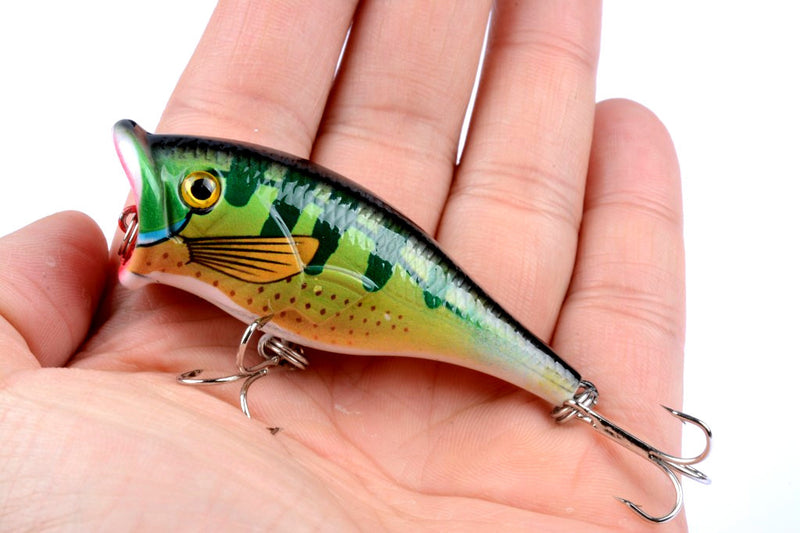 4X 6.5cm Popper Poppers Fishing Lure Lures Surface Tackle Fresh Saltwater - Outbackers