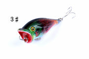 4X 6.5cm Popper Poppers Fishing Lure Lures Surface Tackle Fresh Saltwater - Outbackers