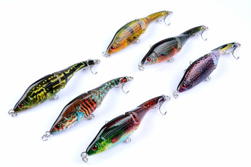 6x 9.5cm Vib Bait Fishing Lure Lures Hook Tackle Saltwater - Outbackers