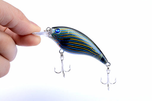 4x 7.5cm Popper Crank Bait Fishing Lure Lures Surface Tackle Saltwater - Outbackers