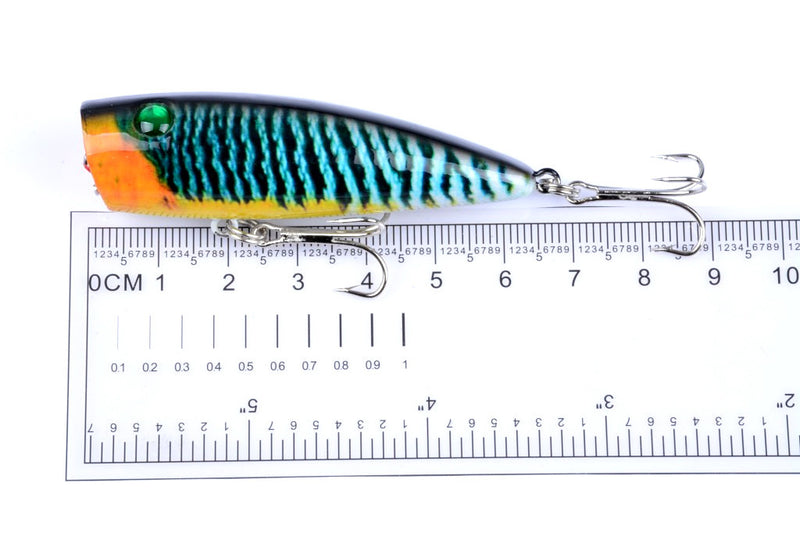4X 6.8cm Popper Poppers Fishing Lure Lures Surface Tackle Saltwater - Outbackers