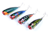 4X 6.8cm Popper Poppers Fishing Lure Lures Surface Tackle Saltwater - Outbackers