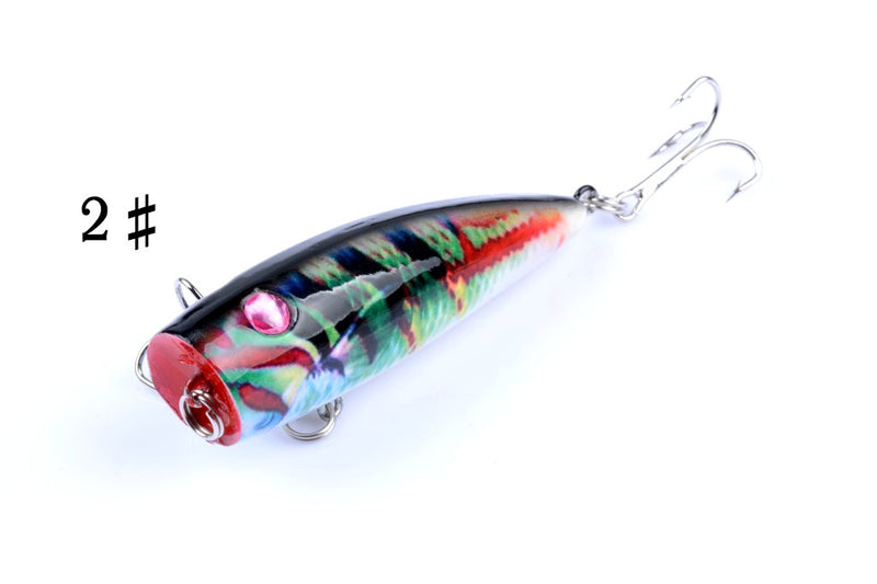 4X 6.8cm Popper Poppers Fishing Lure Lures Surface Tackle Saltwater - Outbackers