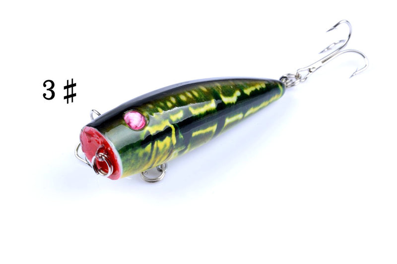 4X 6.8cm Popper Poppers Fishing Lure Lures Surface Tackle Saltwater - Outbackers
