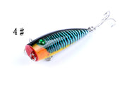 4X 6.8cm Popper Poppers Fishing Lure Lures Surface Tackle Saltwater - Outbackers