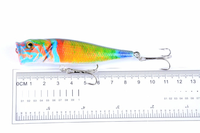 6X 9cm Popper Poppers Fishing Lure Lures Surface Tackle Fresh Saltwater - Outbackers