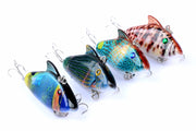 4x 5.5cm Vib Bait Fishing Lure Lures Hook Tackle Saltwater - Outbackers