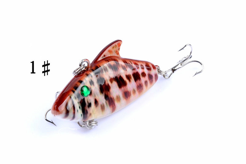 4x 5.5cm Vib Bait Fishing Lure Lures Hook Tackle Saltwater - Outbackers