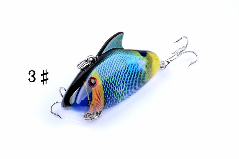 4x 5.5cm Vib Bait Fishing Lure Lures Hook Tackle Saltwater - Outbackers