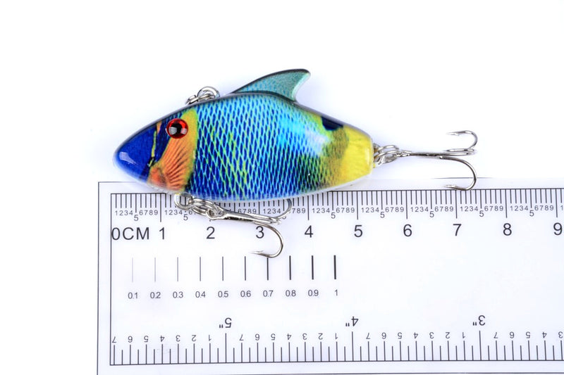 4x 5.5cm Vib Bait Fishing Lure Lures Hook Tackle Saltwater - Outbackers