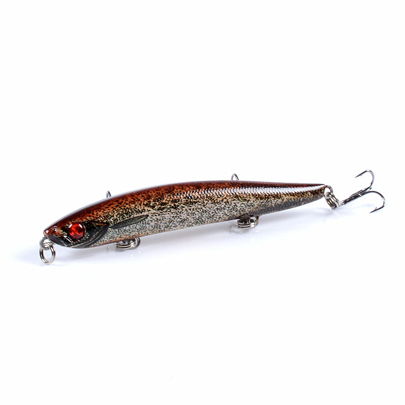 6x Popper Poppers 9.3cm Fishing Lure Lures Surface Tackle Fresh Saltwater - Outbackers