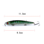 6x Popper Poppers 9.3cm Fishing Lure Lures Surface Tackle Fresh Saltwater - Outbackers
