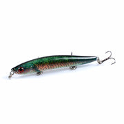 6x Popper Poppers 9.3cm Fishing Lure Lures Surface Tackle Fresh Saltwater - Outbackers