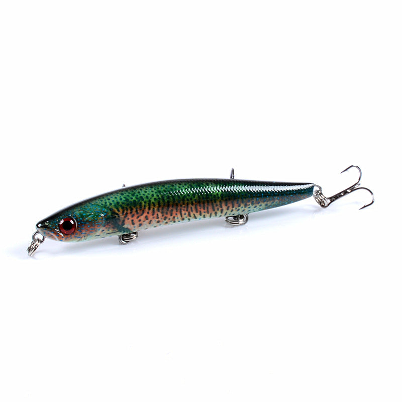 6x Popper Poppers 9.3cm Fishing Lure Lures Surface Tackle Fresh Saltwater - Outbackers