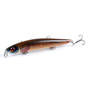 6x Popper Poppers 9.3cm Fishing Lure Lures Surface Tackle Fresh Saltwater - Outbackers