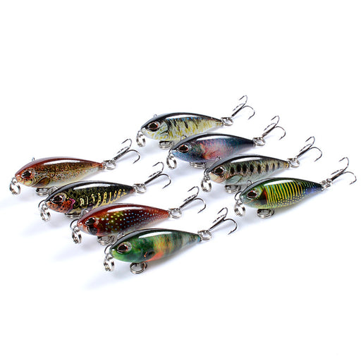 8x Popper Poppers 4.8cm Fishing Lure Lures Surface Tackle Fresh Saltwater - Outbackers