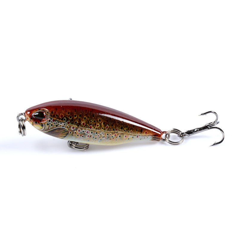 8x Popper Poppers 4.8cm Fishing Lure Lures Surface Tackle Fresh Saltwater - Outbackers