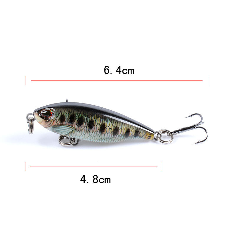 8x Popper Poppers 4.8cm Fishing Lure Lures Surface Tackle Fresh Saltwater - Outbackers