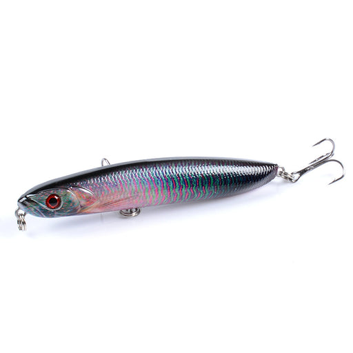 8x Popper Poppers 9.6cm Fishing Lure Lures Surface Tackle Fresh Saltwater - Outbackers
