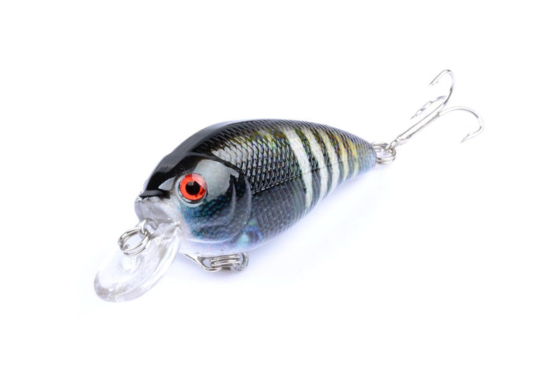 5x 7cm Popper Crank Bait Fishing Lure Lures Surface Tackle Saltwater - Outbackers