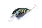 5x 7cm Popper Crank Bait Fishing Lure Lures Surface Tackle Saltwater - Outbackers