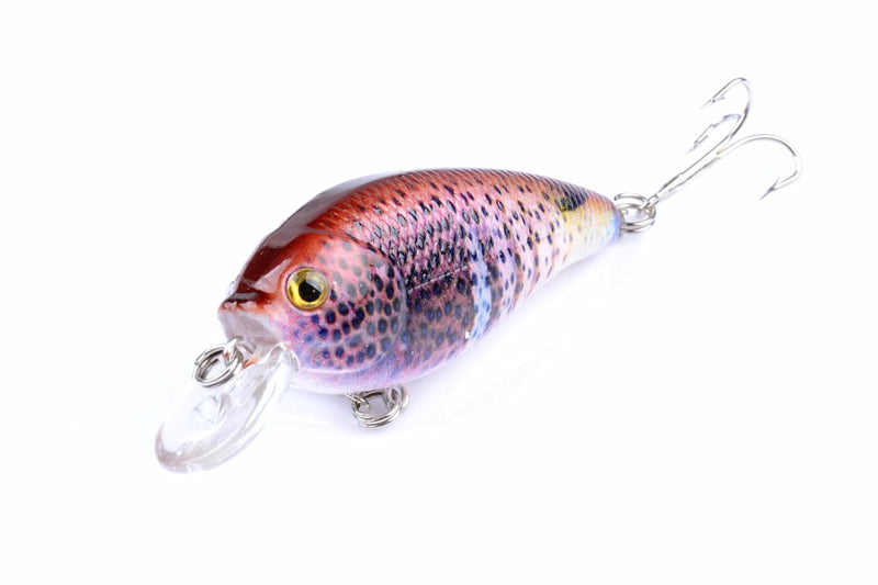 5x 7cm Popper Crank Bait Fishing Lure Lures Surface Tackle Saltwater - Outbackers