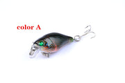 6x 4.3cm Popper Crank Bait Fishing Lure Lures Surface Tackle Saltwater - Outbackers