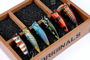 6X 7cm Popper Poppers Fishing Lure Lures Surface Tackle Fresh Saltwater - Outbackers