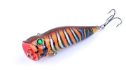 6X 7cm Popper Poppers Fishing Lure Lures Surface Tackle Fresh Saltwater - Outbackers