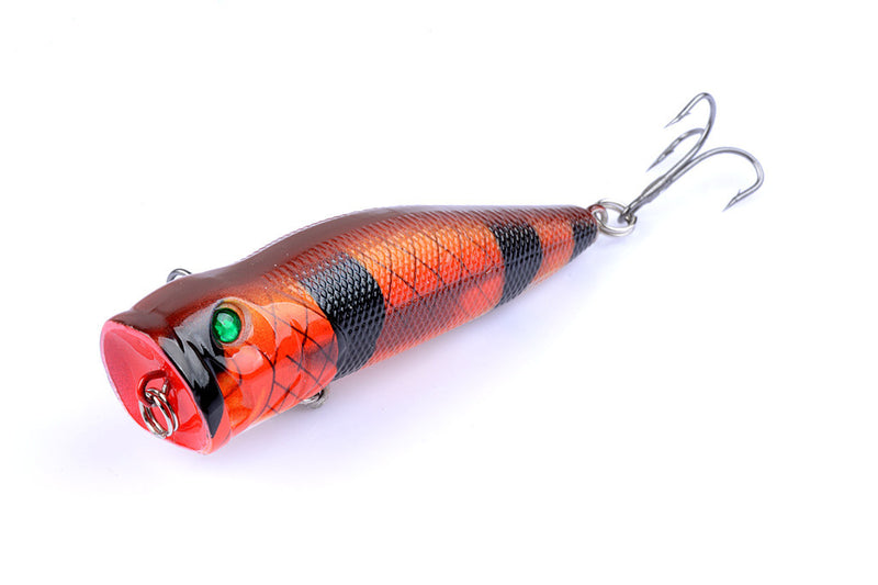 6X 7cm Popper Poppers Fishing Lure Lures Surface Tackle Fresh Saltwater - Outbackers