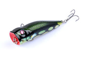 6X 7cm Popper Poppers Fishing Lure Lures Surface Tackle Fresh Saltwater - Outbackers