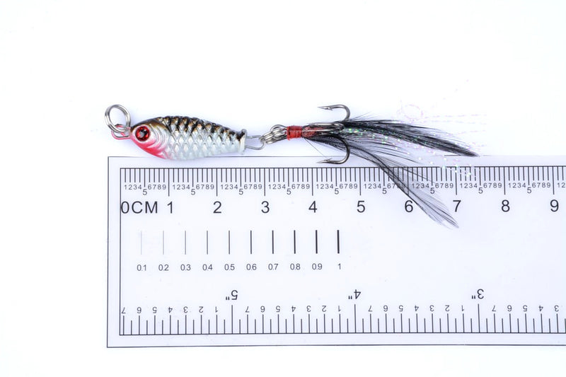 4x 6g Metal Spoon Fishing Hard Lure Spinner Spoon Baits - Outbackers