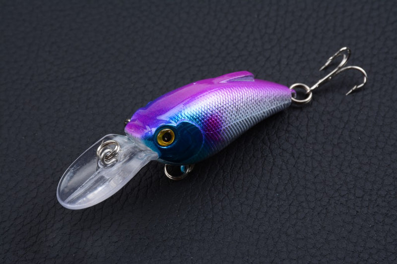 8x 7.5cm Popper Crank Bait Fishing Lure Lures Surface Tackle Saltwater - Outbackers