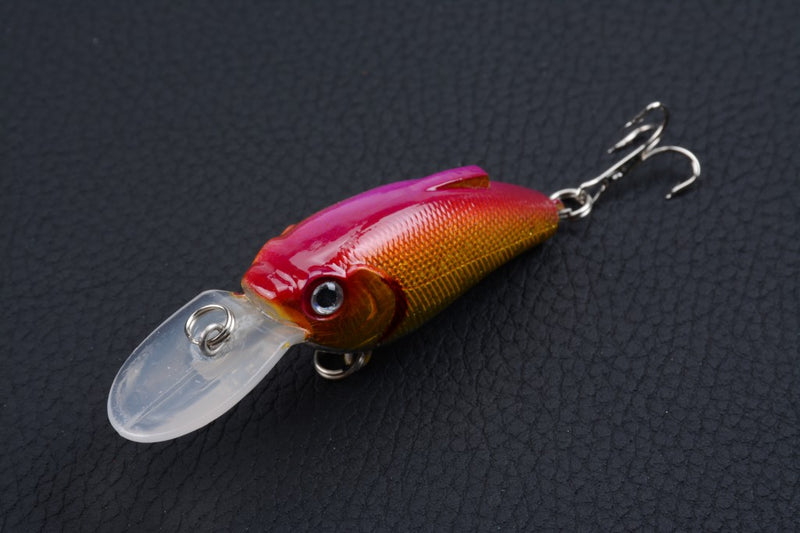 8x 7.5cm Popper Crank Bait Fishing Lure Lures Surface Tackle Saltwater - Outbackers