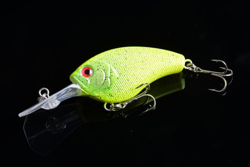 7x 9cm Popper Crank Bait Fishing Lure Lures Surface Tackle Saltwater - Outbackers