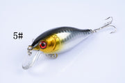 5x 7.5cm Popper Crank Bait Fishing Lure Lures Surface Tackle Saltwater - Outbackers