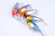 5x 7.5cm Popper Crank Bait Fishing Lure Lures Surface Tackle Saltwater - Outbackers