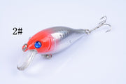 5x 7.5cm Popper Crank Bait Fishing Lure Lures Surface Tackle Saltwater - Outbackers