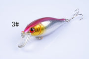 5x 7.5cm Popper Crank Bait Fishing Lure Lures Surface Tackle Saltwater - Outbackers
