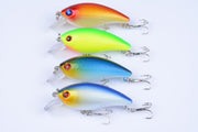 4X 6.5cm Popper Poppers Fishing Lure Lures Surface Tackle Saltwater - Outbackers