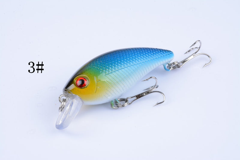 4X 6.5cm Popper Poppers Fishing Lure Lures Surface Tackle Saltwater - Outbackers