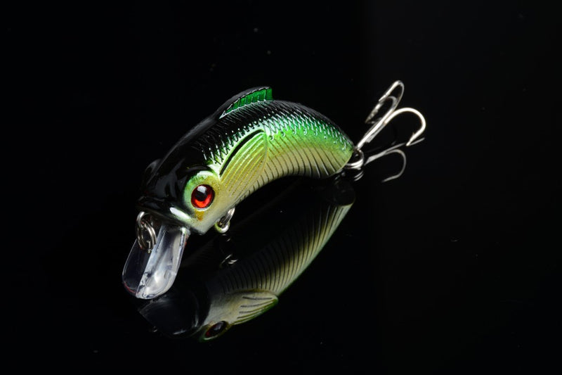 5x 5.5cm Popper Crank Bait Fishing Lure Lures Surface Tackle Saltwater - Outbackers