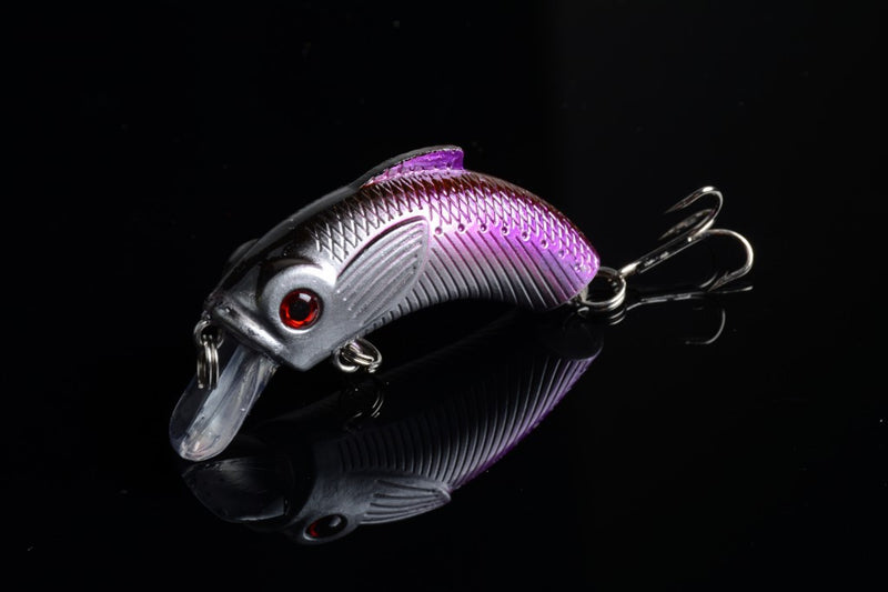 5x 5.5cm Popper Crank Bait Fishing Lure Lures Surface Tackle Saltwater - Outbackers