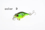 6x 4.5cm Popper Crank Bait Fishing Lure Lures Surface Tackle Saltwater - Outbackers