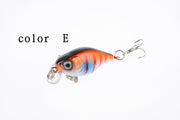 6x 4.5cm Popper Crank Bait Fishing Lure Lures Surface Tackle Saltwater - Outbackers