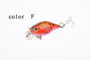 6x 4.5cm Popper Crank Bait Fishing Lure Lures Surface Tackle Saltwater - Outbackers