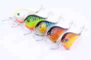 5X 9.5cm Popper Poppers Fishing Lure Lures Surface Tackle Saltwater - Outbackers